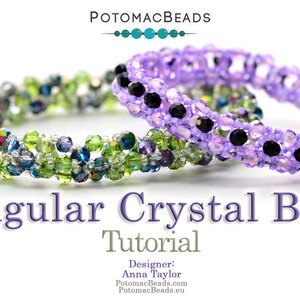 Triangular Crystal Bracelet Pattern by Anna Taylor