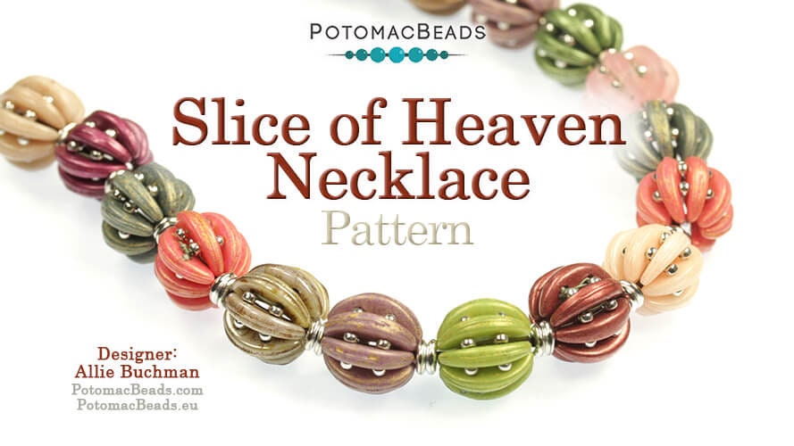 Slice of Heaven Necklace Pattern by Allie Buchman