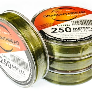 BeadTec Dragon Thread - Green .005'' 250m Spool