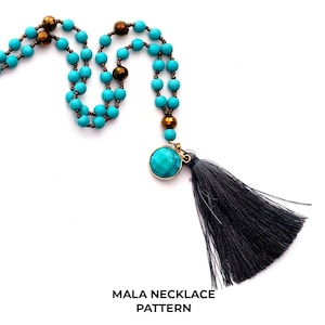 Mala Necklace Pattern by Allie Buchman