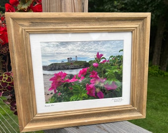 Fresh Air at the Nubble framed 8x10 print.