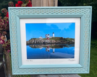 True Blue at the Nubble framed 8x10 print.