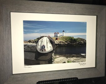 Two Loves- Patriots and the Nubble 8x12 print