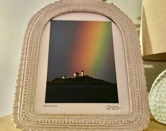 Kaleidoscope at the Nubble Lighthouse framed 8x10 print