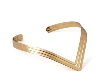 Elegance and Beauty Gold  Statement Necklace