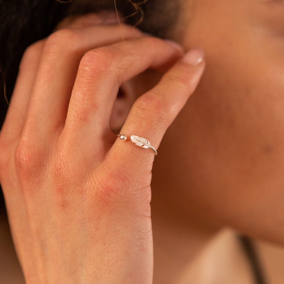 Sterling Silver Boho Midi Ring