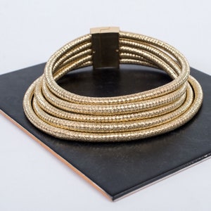 The Egyptian Collar Silver, Gold or Black Statement Necklace Gold