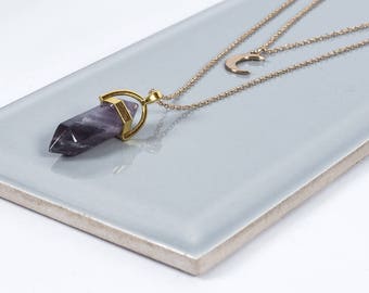 Amethyst Gemstone Necklace