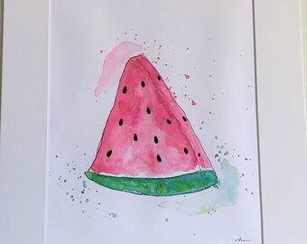 Watermelon Watercolor