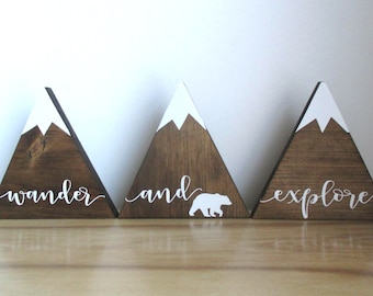 baby nursery mountain theme