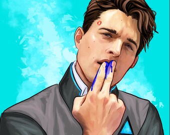 Detroit Become Human Inspired Fanart Charms Etsy