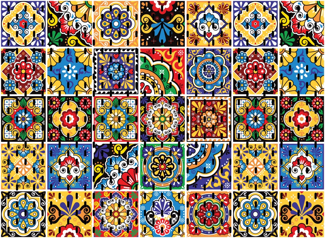 Designer Skadis Pegboards Spanish Tile Designs Etsy