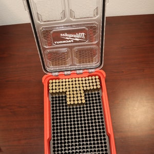 Rifle ammo foam insert for Milwaukee Compact Packout - holds 345 rounds