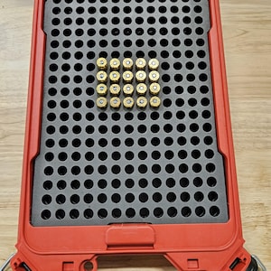 44 Mag/45 ACP foam ammo insert for Milwaukee Compact Low-Profile Packout - holds 247 rounds
