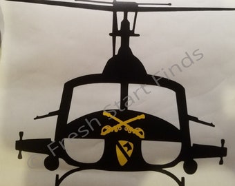 Bell UH-1 Iroquois Door Gunner macbook vinyl decal