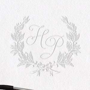 Monogram Embosser #20 - Personalized - Custom Gift, Embossing, Wedding Embosser, Logo Embosser, Letterhead Embosser, Envelope Embosser