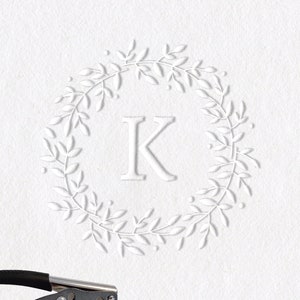 Grabador de monograma n.° 12 - Personalizado - Regalo personalizado, Grabado en relieve, Grabador de bodas, Grabador de logotipos, Grabador de membretes, Grabador de sobres