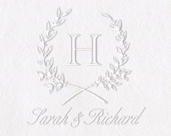 Monogram Embosser #22 - Personalized - Custom Gift, Embossing, Wedding Embosser, Logo Embosser, Letterhead Embosser, Envelope Embosser