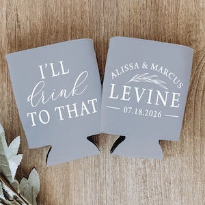 Dosenkühler Hochzeit #19 - Ich trinke dazu - Gastgeschenke Hochzeit, Dosenkühler, Gastgeschenk Hochzeit, Dosen Isolator