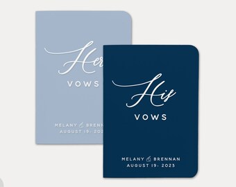 Real Foil Wedding Vow Book #23 - Wedding Vow Book Set, Bride Groom Vows, Bride Vow Book, Groom Vowbook, Wedding Vow Books. Vowbooks, Vowbook