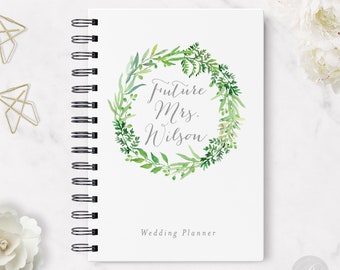 Wedding Planner #16 - Hardcover - Coil Bound - Tabbed - Customized Wedding Planner, Planner for Bride, Wedding Organizer - Real Foil Option