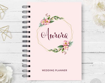 Wedding Planner #13 - Hardcover - Coil Bound Book - Tabbed - Customized Wedding Planner, Planner for Bride to Be, Bride Wedding Organizer