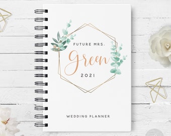 Wedding Planner #17 - Hardcover - Coil Bound Book - Tabbed - Customized Wedding Planner, Planner for Bride to Be, Bride Wedding Organizer