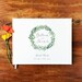 Wedding Guest Book Landscape #13 - Hardcover - Wedding Guestbook, Custom Guest Book, Personalized Guest Book, Wedding Guestbooks - Botanical