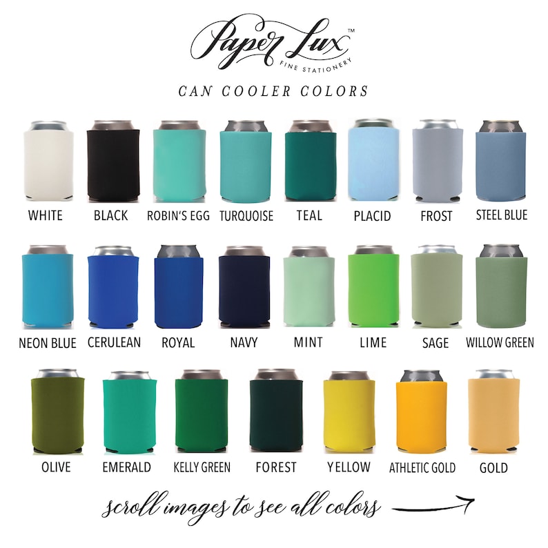 Personalized Wedding Can Coolers: 'i'll Drink to That' Favors - Etsy