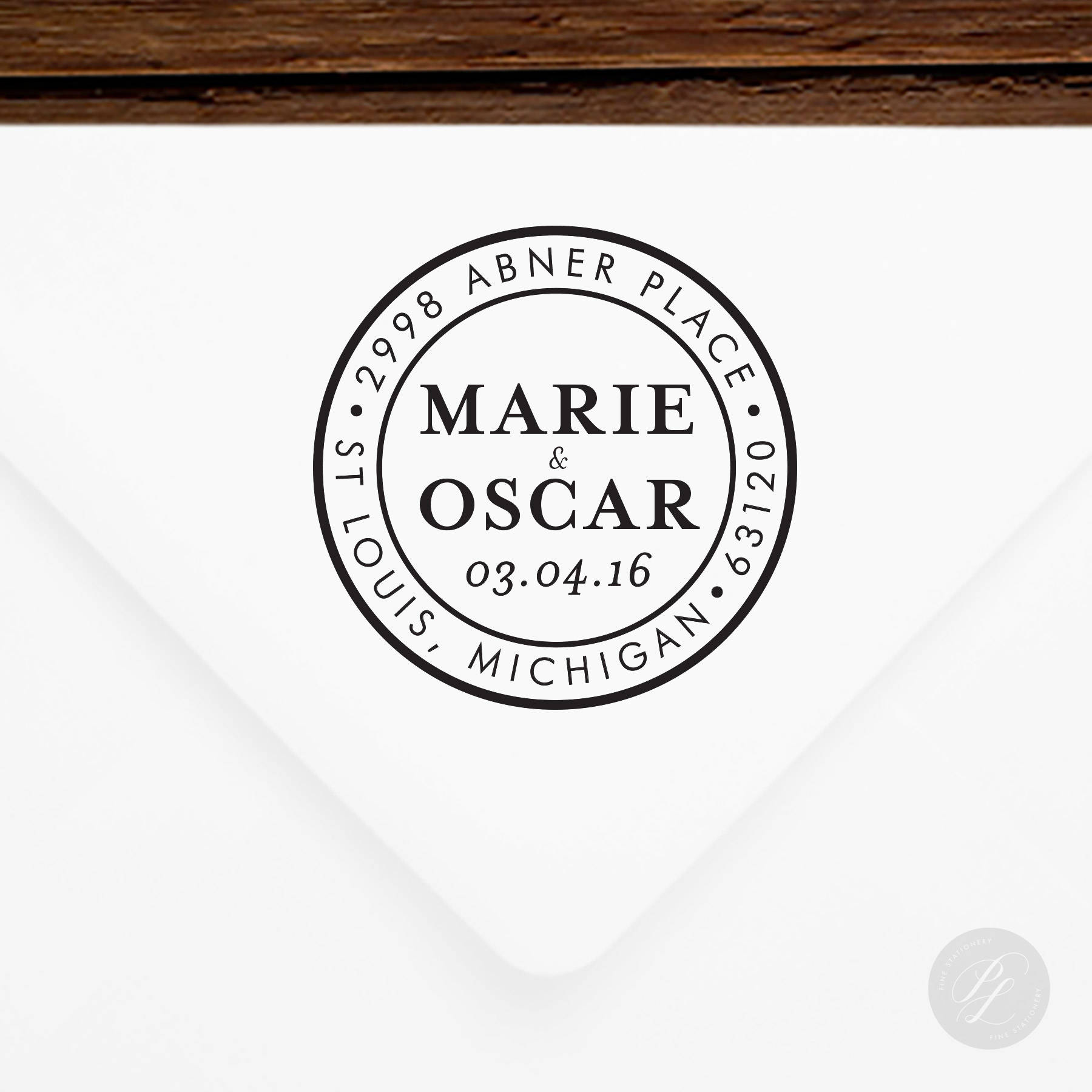 Return Address Stamp #66 - Wooden or Self-inking - Personalized - Gifts ...
