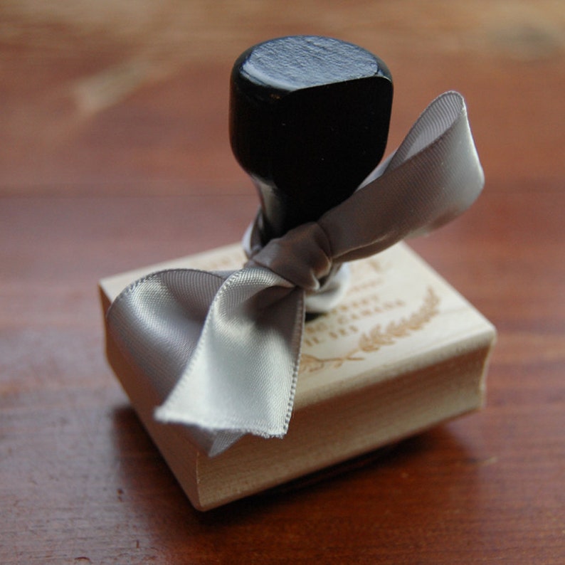 Personalized Housewarming INCLUDES HANDLE Return Address Stamp #70 Gifts Wooden or Self-Inking Weddings Newlyweds