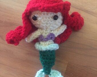 The Little Mermaid Ariel Amigurumi Doll (Mermaid)