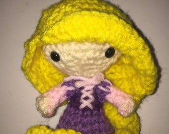 Tangled Rapunzel Amigurumi Doll