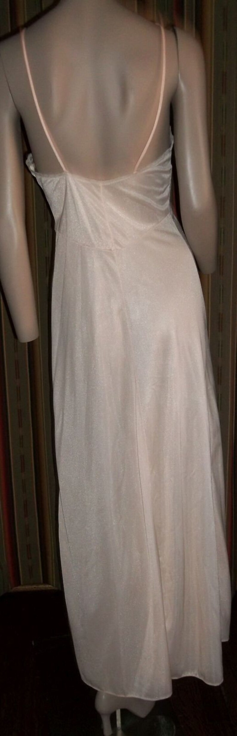 spaghetti strap long nightgown