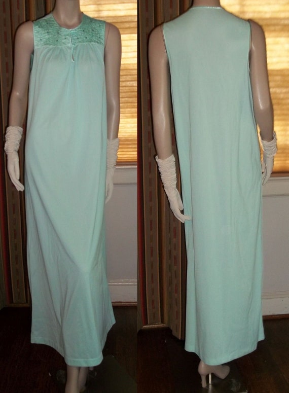 Gossard Artemis Aqua Medium Long Nightgown Comfy S