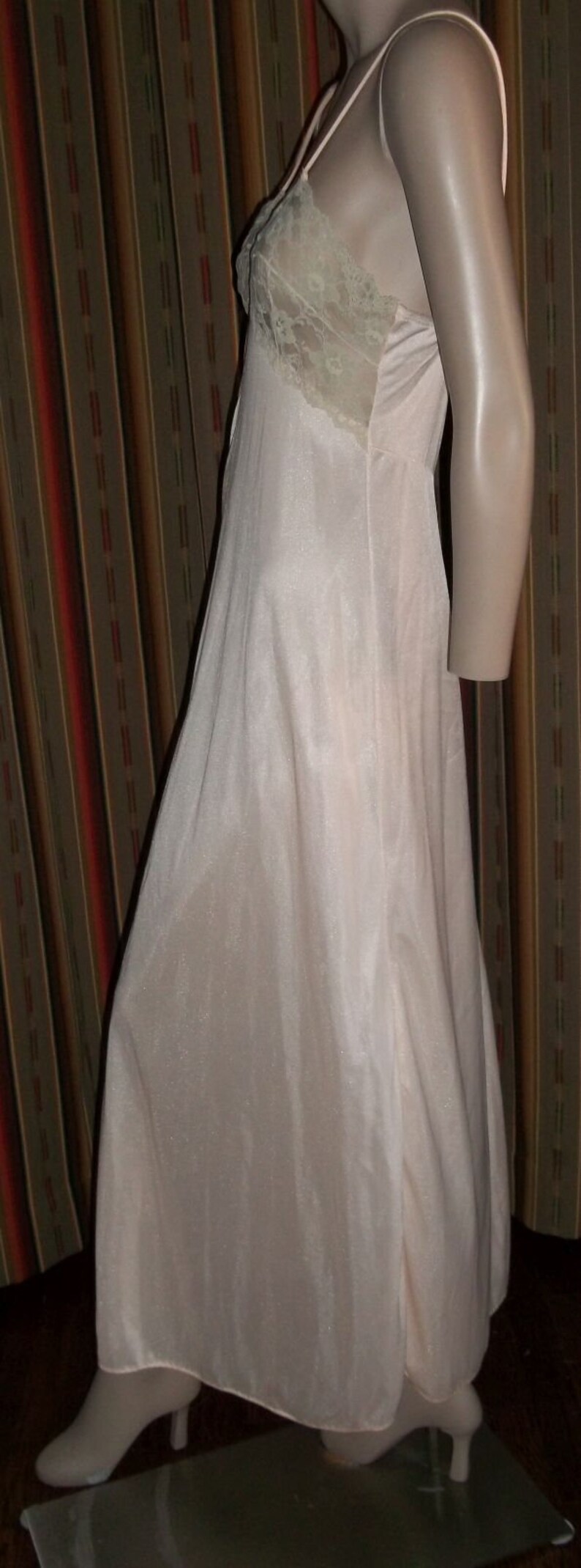 spaghetti strap long nightgown