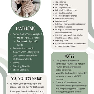 Moose Crochet Pattern Pdf Download Digital File No Sew Snuggler Project Stuffed Animal Lovey Design Amigurumi Tutorial image 8
