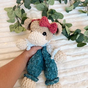 Crochet Project Pattern Cow Amigurumi Digital Download Beginner Friendly Tutorial Farm Animal Stuffed Toy Design Highland Cow Option Spotted Cow Variation Lovey Snuggler Pattern Step By Step Instructions Picture Guide Video Help No Sew PDF