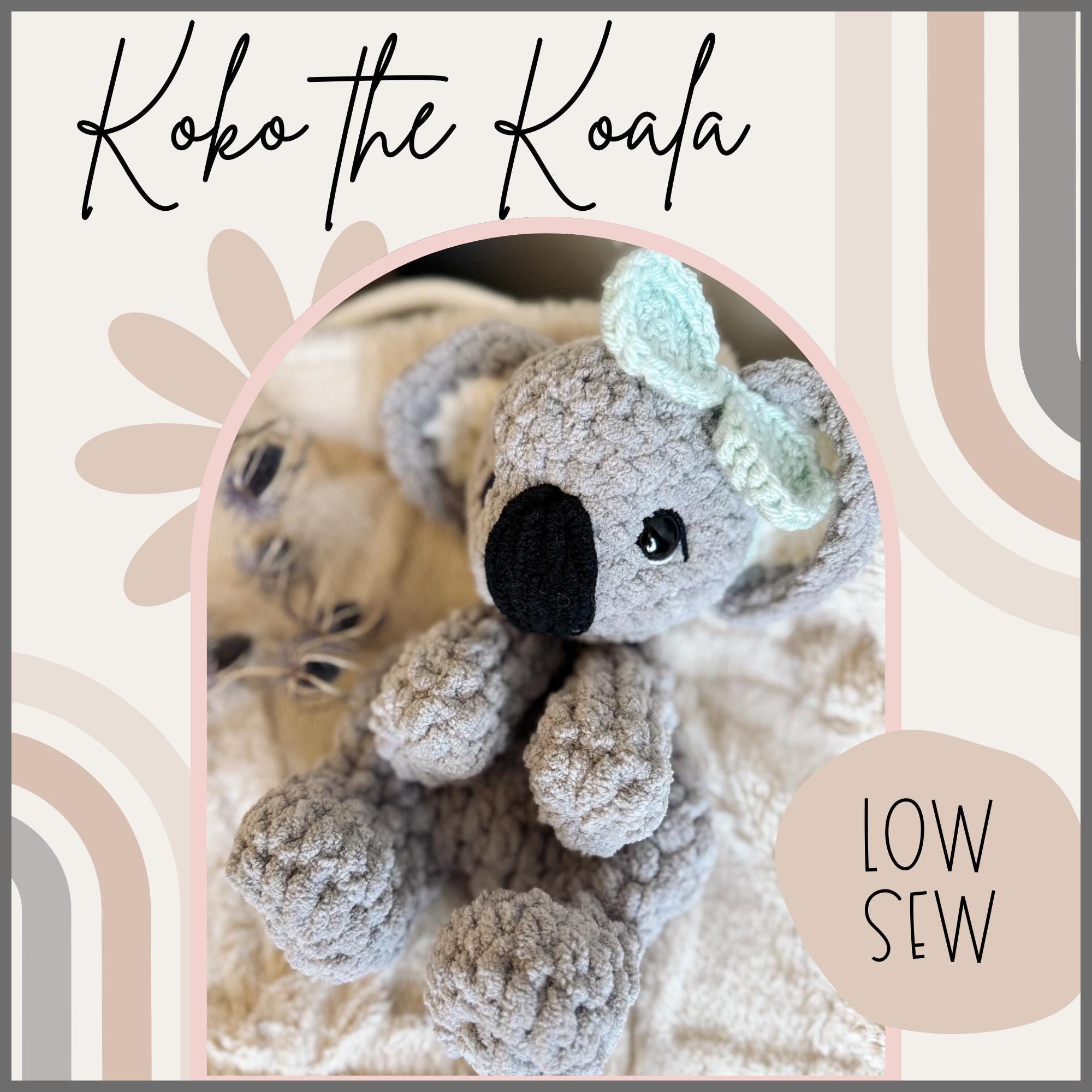 33 Crochet Stuffed Animals with Giraffes, Frogs, Pigs, and Cows 2 Koala Download Beginner Tutorial Easy Project Stuffed