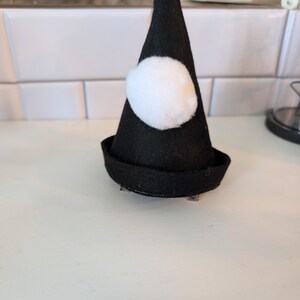 Vintage Clown Hat, Clown Tiny Hat, Clown Hat, Party Hat, Costume Accessory, Halloween Costume, Clown Costume, Black and White Clown, Party image 5