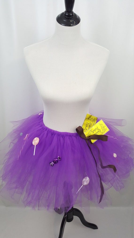 Willy Wonka Tutu Set Kind Willy Wonka Kostuum Candy Kostuum Etsy