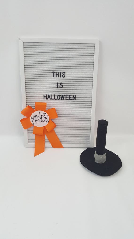 Der Oberburgermeister Hut Und Band Alptraum Kostum Kostum Etsy