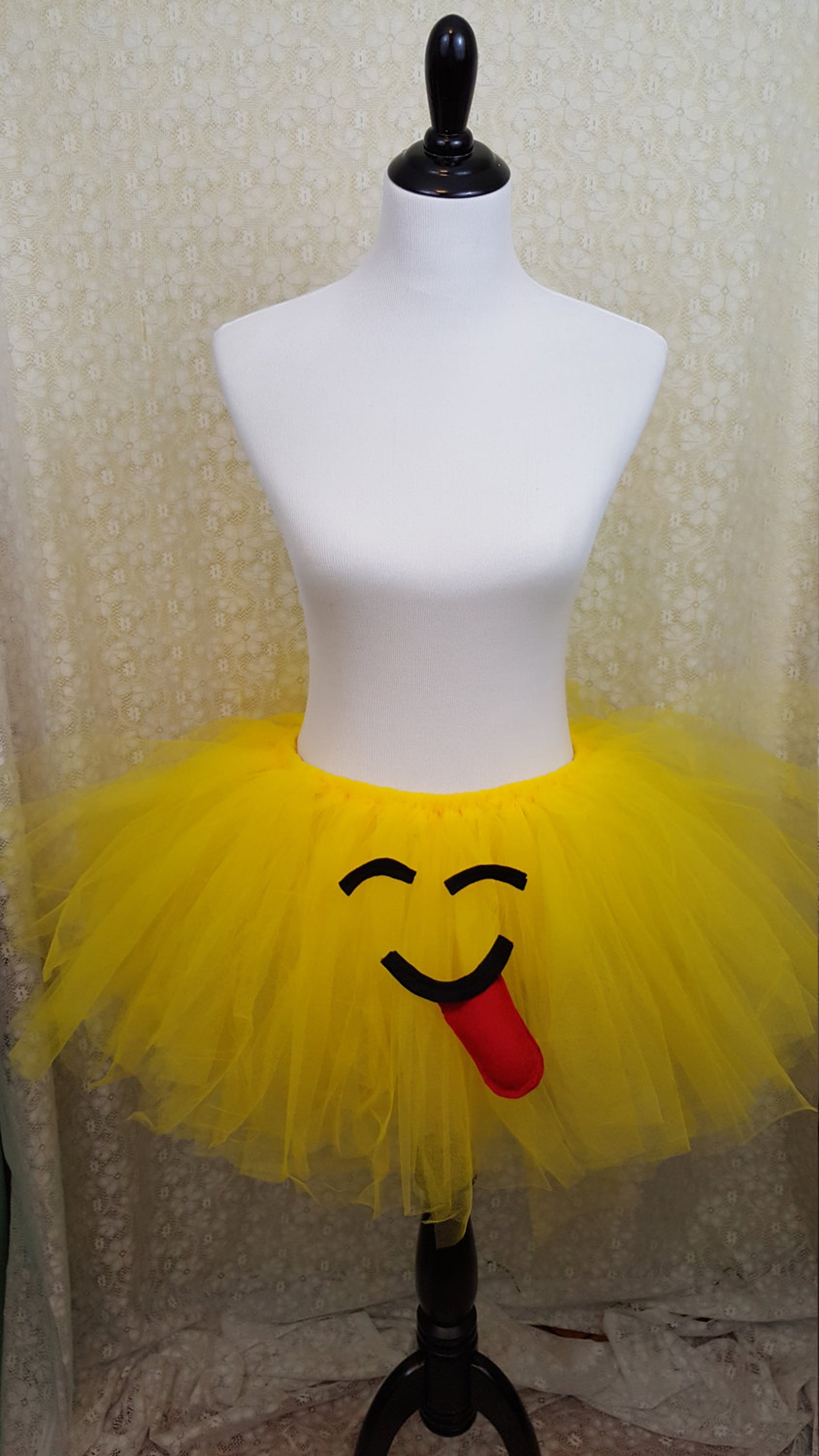 Tongue Out Emoji Tutu Emoji Photo Prop Tutu Emoji Halloween Etsy