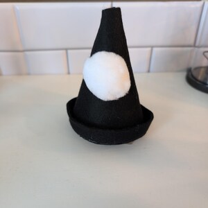 Vintage Clown Hat, Clown Tiny Hat, Clown Hat, Party Hat, Costume Accessory, Halloween Costume, Clown Costume, Black and White Clown, Party image 6
