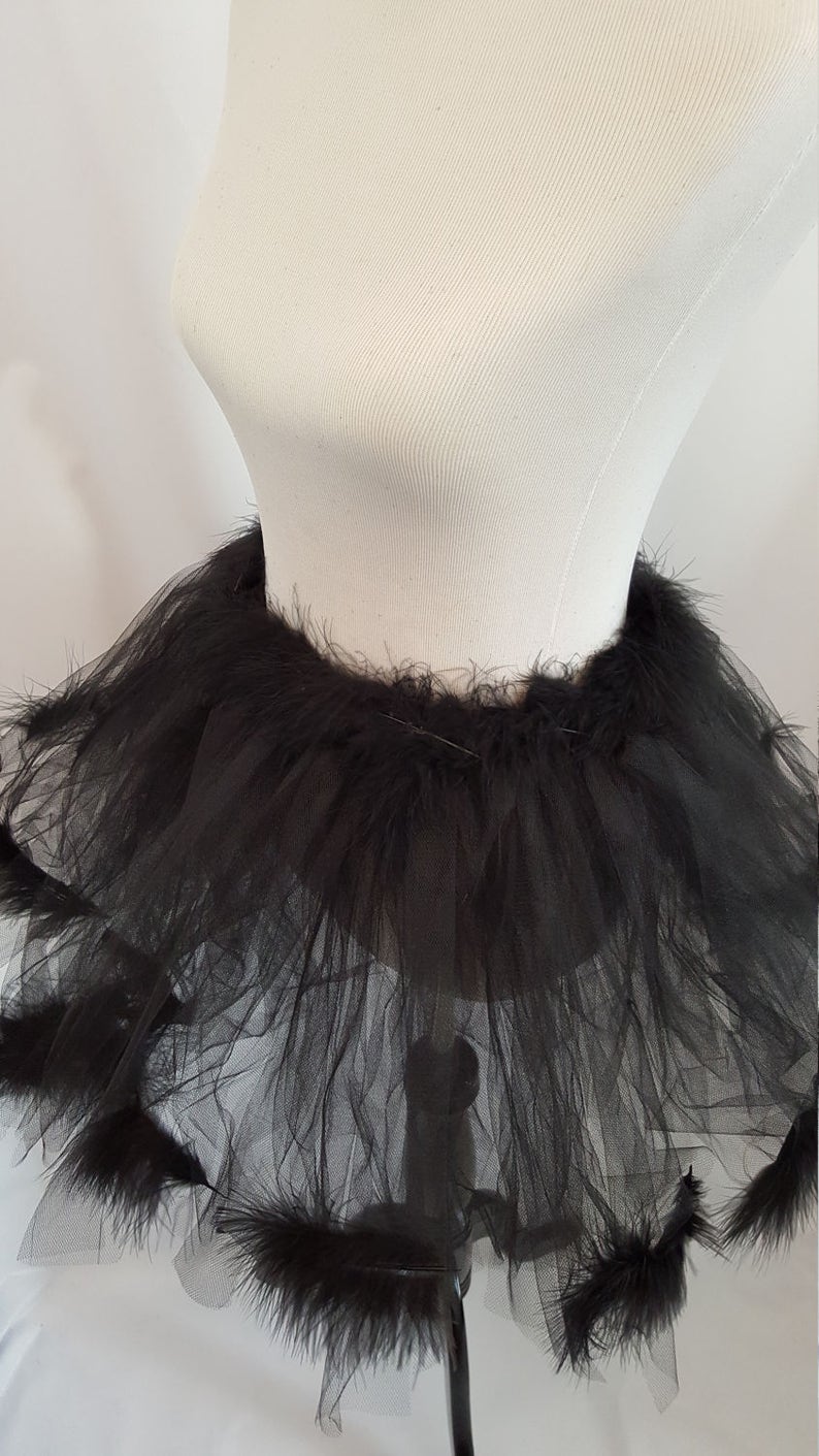 Adult Black Swan Tutu Black Bird Tutu Black Swan Costume - Etsy