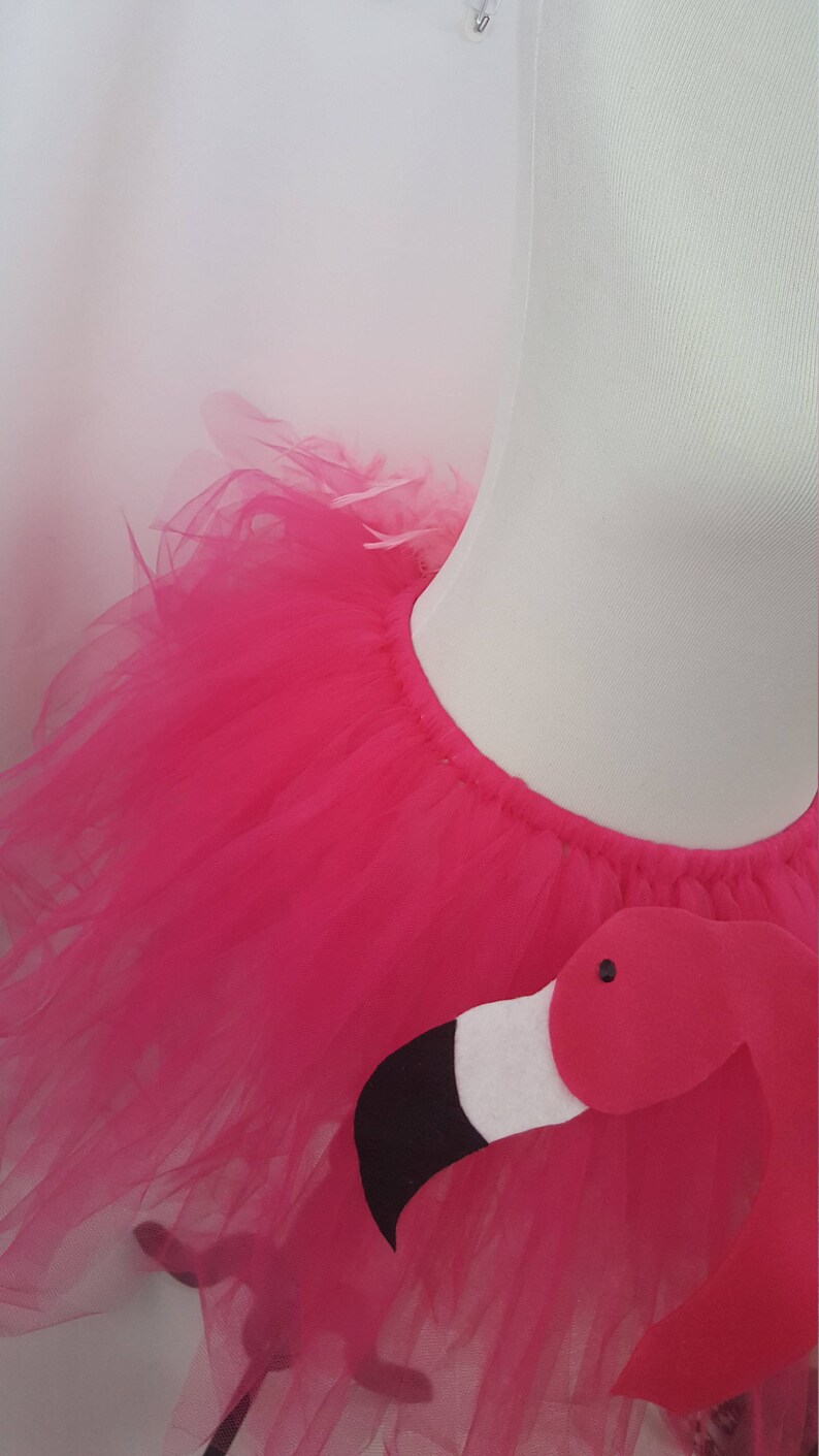 Flamingo Tutu Bustle Flamingo Bustle Flamingo Tutu Flamingo Etsy