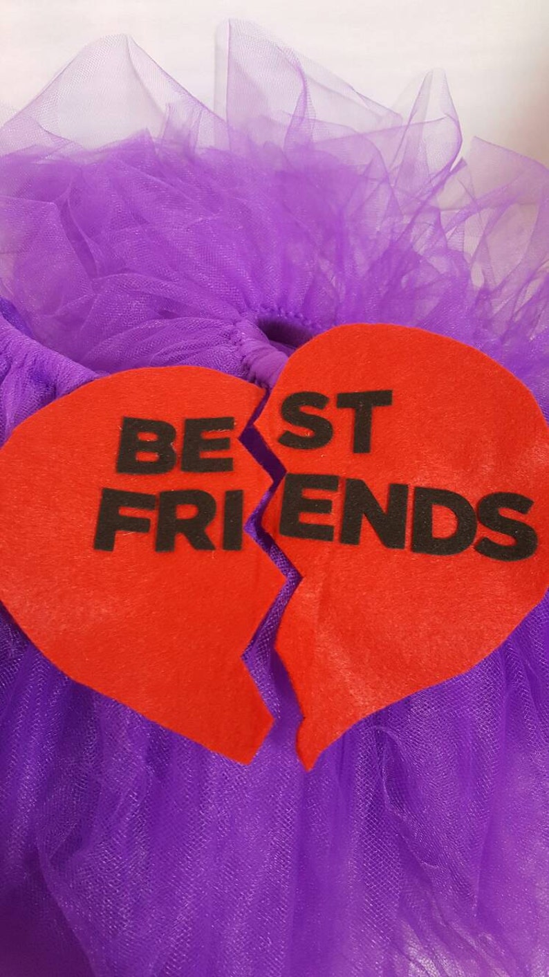Best Friend Tutu Set 2 Tutus Couples Costume Party Tutu Etsy
