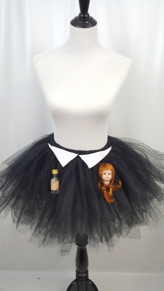 Wednesday Addams Tutu Child Wednesday Addams Costume Addams Etsy