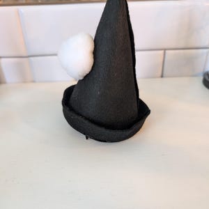 Vintage Clown Hat, Clown Tiny Hat, Clown Hat, Party Hat, Costume Accessory, Halloween Costume, Clown Costume, Black and White Clown, Party image 7