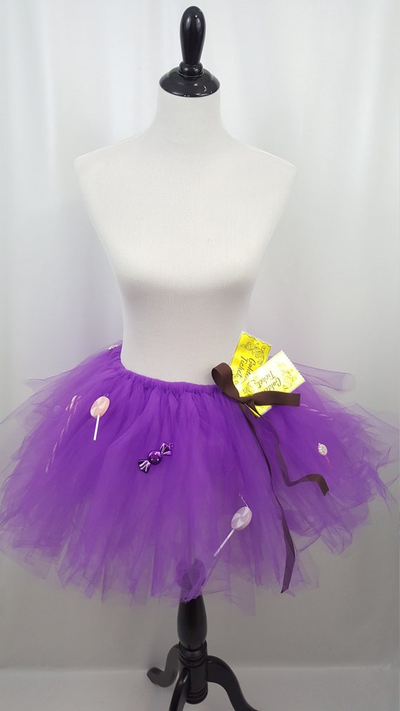 Willy Wonka Tutu Candy Tutu Willy Wonka Kostum Sussigkeiten Etsy